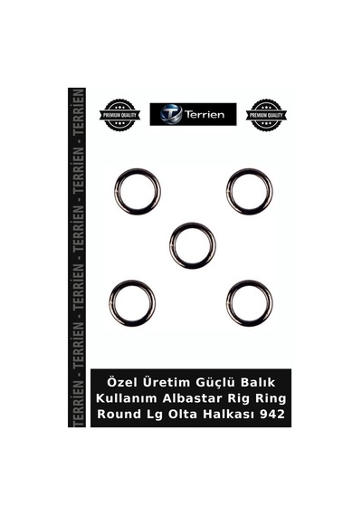 Özel Üretim Güçlü Balık Kullanım Albastar Rig Ring Round Lg Olta Halkası 942 standart
