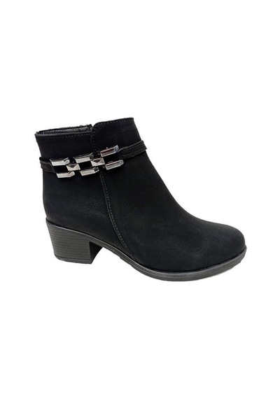 Sdf 325 Yağlı Deri Trend Fashion Kadın Bot Siyah