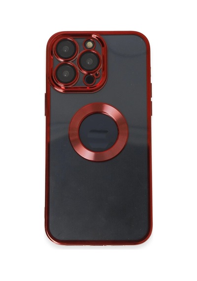 Aklow Akyoleticaret İphone 14 Pro Kılıf Slot Silikon - Kırmızı