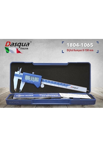 Dasqua 150Mm Dijital Kumpas 0.01Mm/0.0005"