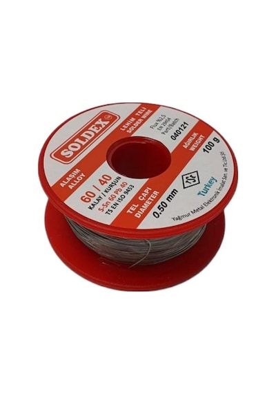 Soldex 100Gr 0.50Mm 60/40 Lehim Teli