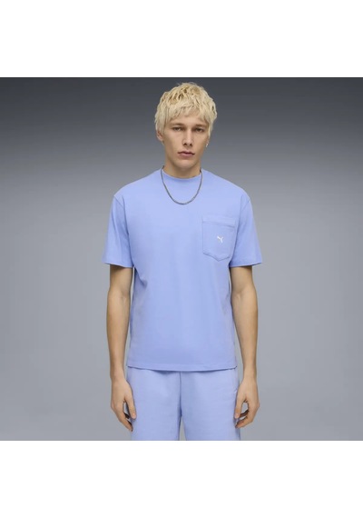 Puma Select Essentials Pocket Tee Mavi Erkek T-shirt