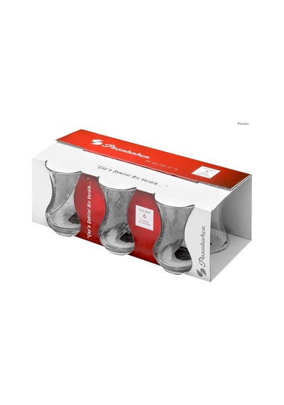 Paşabahçe Incebellı Çay Bardağı 125 Cc 6'li Pencereli Kutu Çok Renkli