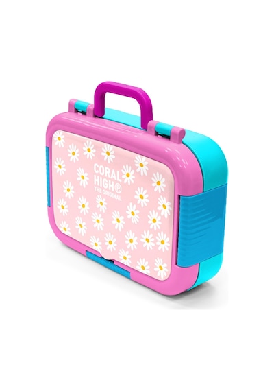 Coral High Kids Papatya Desenli Paslanmaz Çelik Beslenme Kabı 39124 Pembe