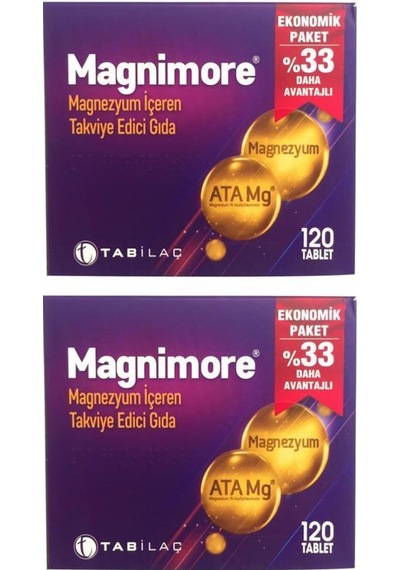 Magnimore 120 Tablet 2 Adet