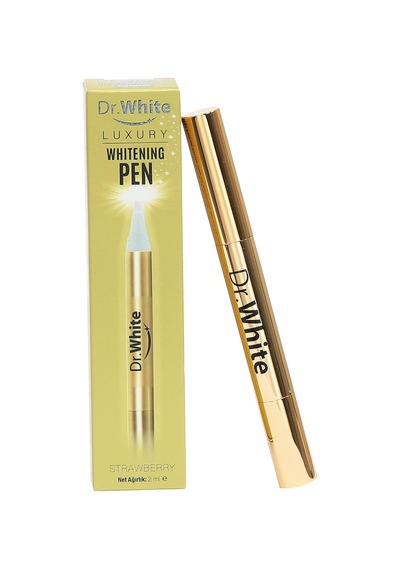 White Diş Beyazlatma Kalemi 2 Ml Altın Çilek Aromalı