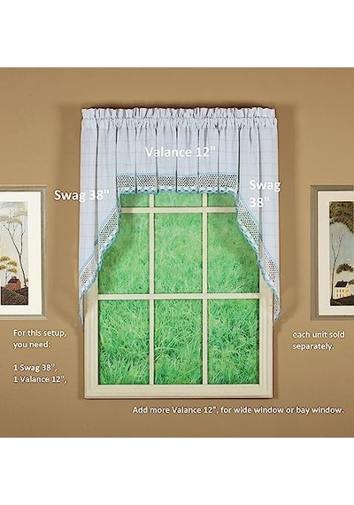 Adirondack 2 Tonlu Kroşe Swag 38 Beyaz 60w X 38l Genel