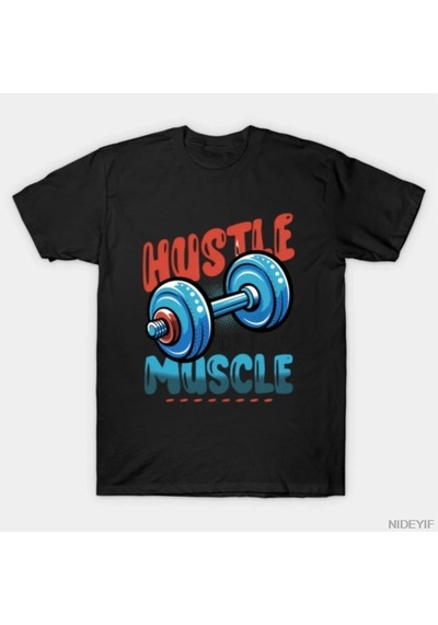Tarzsokak Hustle For That Muscle Komik Halter Spor Salonu T-shirt Erkekler Kadınlar Için % 100% Pamuk T Çok Renkli