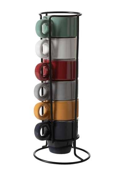 Tr Multıcolor Seramık Espresso Fincanı 6 Lı Diğer