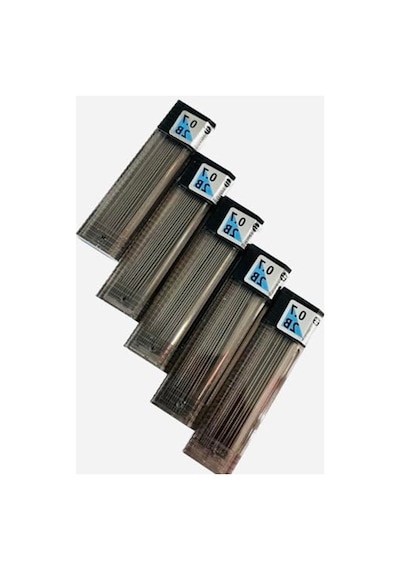 0.7 Mm 2b Kalem Ucu, 5 Tüp Set, Yazım Ve Çizim İçin Uygun Kalem Uçları