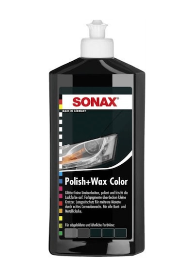 Sonax Renkli Nano Parlatıcı Ve Koruyucu Cila Siyah 500 ML N11.1222