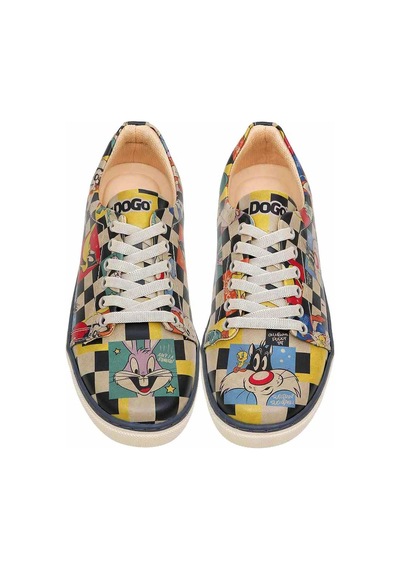 Kadın Vegan Deri Çok Renkli Sneakers - Warner Bros You-re-despicable Tasarım
