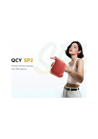 Qcy Sp2 Rgb Bluetooth Hoparlör Kırmızı
