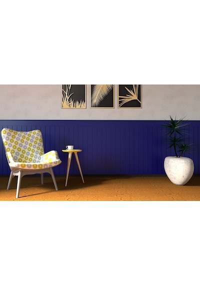 Dekoratif Duvar Paneli 54 X 105 Cm Boyanabilir Ahşap 10 Mm Ham Mdf Duvar Paneli
