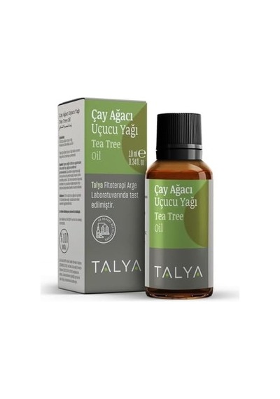%100 Saf Çay Ağacı Uçucu Yağı 10ml - Akne Ve Sivilce Karşıtı - Cilt Bakımı - Difüzör İçin Aromaterapi Yağı