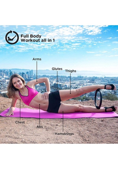 Delta Dura-strong Pilates Çemberi 35 Cm Fuşya