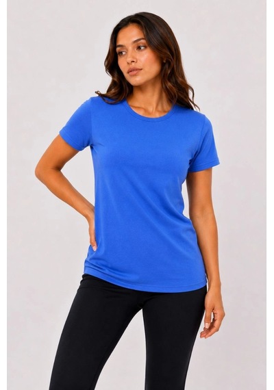 Novalisse Kadın Basic Bisiklet Yaka Yazlık Slim Fit T-shirt - Mavi & Hardal Sarısı Çoklu Renk Novalisse Kadın Basic Bisiklet Yaka Yazlık Slim Fit T-shirt - Mavi & Hardal Sarısı Çoklu Renk