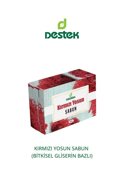 Kırmızı Yosun Sabun 150 Gr kokusuz