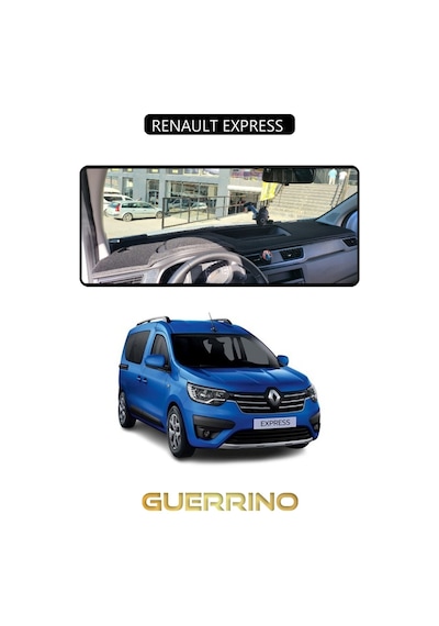 Renault Express Torpido Koruma Halısı Siyah Kenar
