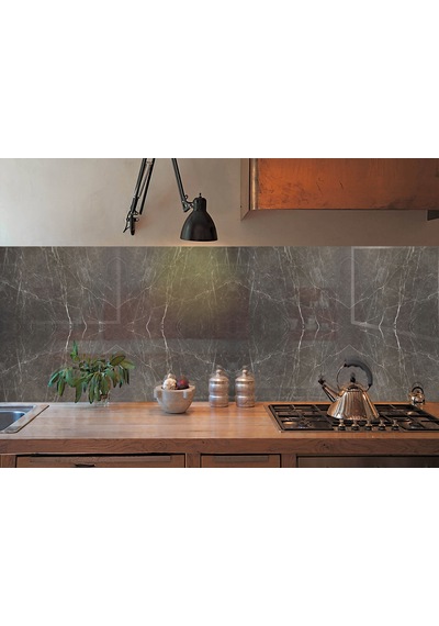 Tink Kendinden Yapışkanlı Siyah Bulut Desenli Pvc Panel 41x62 Cm
