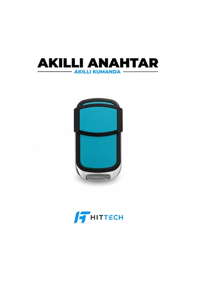 Akıllı Kodlanabilir Otopark Bariyer Garaj Kepenk Kumandası 433 Mhz 4 Tuşlu 1 Adet
