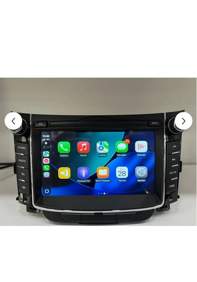 For-x Hyundai İ30 2012-2016 -7''qled Android-4/64gb-wifi-kablosuz Carplay-full Hd Arka Kamera  7"