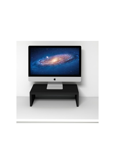 Emkawood Marry40 Monitör Yükseltici Laptop Standı Siyah