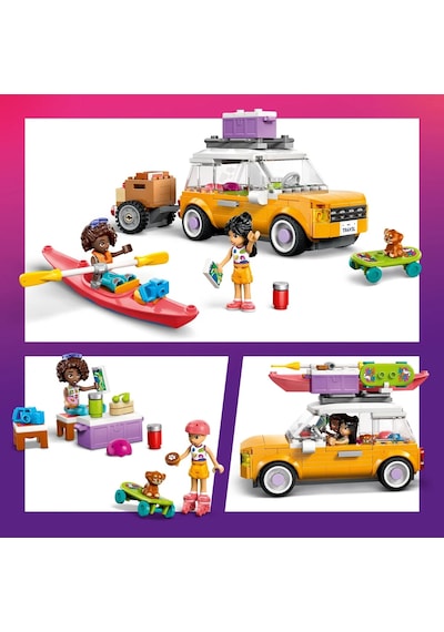 LEGO® Friends Arkadaşlık Seyahat Arabası 42659 - 6 Yaş ve Üzeri Çocuklar için Yaratıcı Oyuncak Yapım Seti (220 Parça)