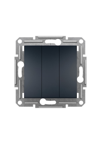 Schneider Eph2100171 Asfora Antrasit Üçlü Anahtar