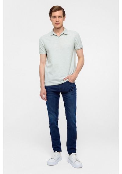 Süvari Haki Regular Armürlü Polo Yaka Tişört-38592 Haki