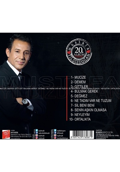 Mustafa Yıldızdoğan- Hasat - 20. Albüm (Cd)