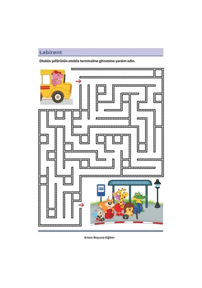 3-7 Yaş Çocuklara Labirent Kitap Seti 2 Kitap