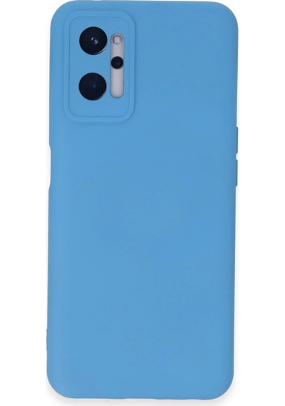 Cosmotex Newface Realme 9i 4g Kılıf Nano İçi Kadife Silikon - Mavi