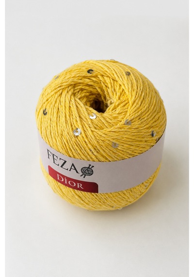 Pullu Örgü Ipi 705 Cotton-pamuk Ince Pullu Örgü Ipi % 75 Pamuk 100 Gr 310 M D'ior 1 Adet