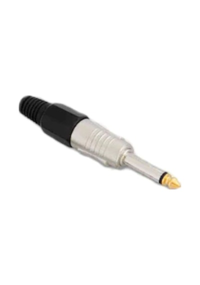 6.3Mm Mono Canon Tip Metal Jak