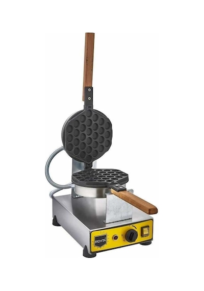 Remta Çevirmeli Bubble-waffle Makinesi Paslanmaz Tek Ebat Çok Renkli