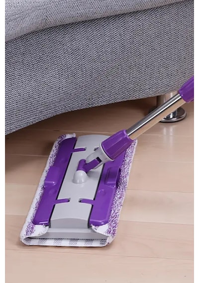 Thentech Bez Takıp Kullanılabilen Mandallı Mop Temizlik Seti Mikrofiber Bez Tak Kullan Mob Seti