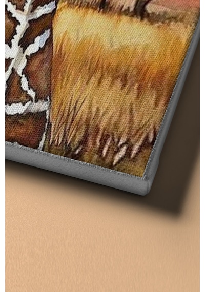 Webstyle Sayılarla Boyama Seti Kasnaklı Anne Zürafa 60 X 75 Cm