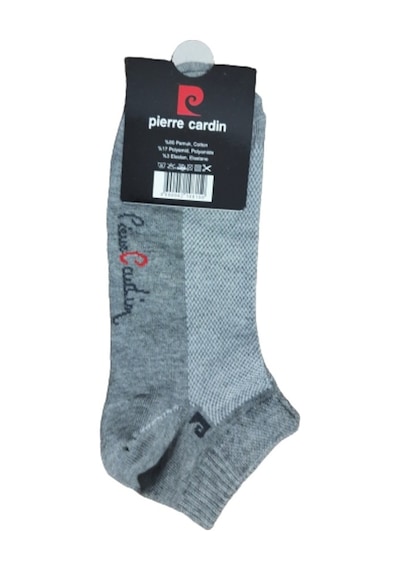 Pierre Cardin 12 Çift Üstü Fileli Erkek Pamuk Patik Çorap 40-44 Beyaz