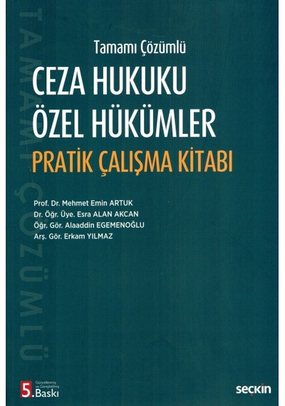 Ceza Hukuku Özel Hükümler Pratik Çalışma Kitabı