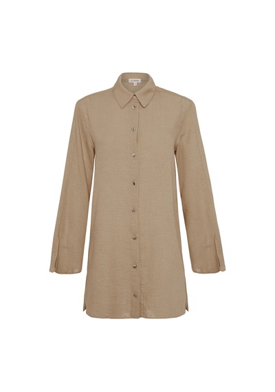 Aker 24bs02130111 Küçük Beden Bluz 24bs02130111 038 Camel Camel