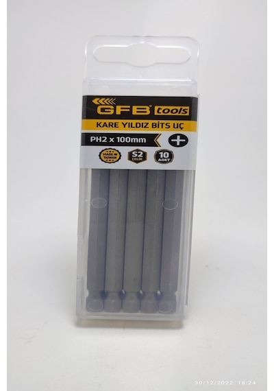 Yıldız Vidalama Uç Ph 2 X 100mm 10 Lu