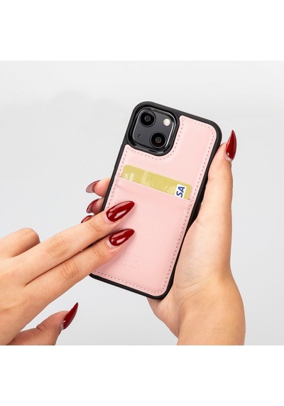 Bouletta Apple İphone 13 Mini Uyumlu Deri Arka Kapak Fxcp Nu2