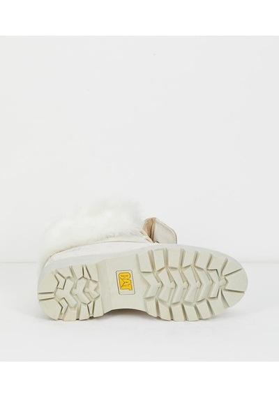 Caterpillar Utah Fur Beige Nubuk Kadın Bot Bej