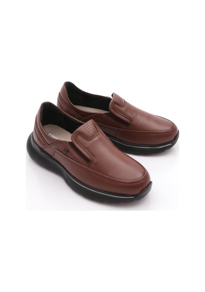 King Paolo G1232 Centro Anatomik Loafer Ayakkabı Taba