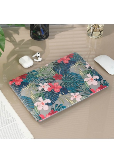 Macbook Pro Kılıf 15 İnç Flower01nl Touchbarlı 15" Pro A1707 A1990 İle Uyumlu Sarı