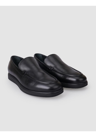 Cabani Teratas %100 Hakiki Deri Siyah Erkek Loafer