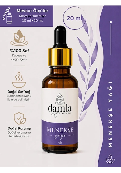 Biodamla Natural Menekşe Yağı 20 Ml