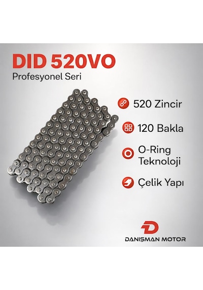 Dıd Dıd 520 Vo Motosiklet Zinciri 120 Bakla 120 Bakla
