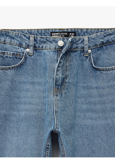 Koton Pamuklu Normal Bel Regular Fit Tapered Jean Pantolon - Joe Jean Orta İndigo 6wam40237nd İndigo Koton Pamuklu Normal Bel Regular Fit Tapered Jean Pantolon - Joe Jean Orta İndigo 6wam40237nd İndigo